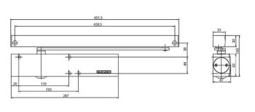 GEZE Türschließer TS 5000 L Ecline EN 3-5