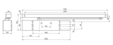 Dormakaba Türschließer TS 92 XEA G