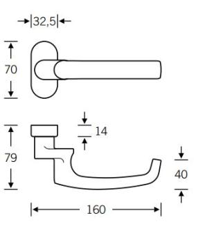 FSB Türdrücker 06 1045