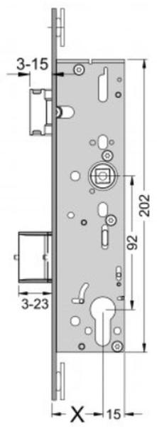 Antipanikschloss 241921 / 241924