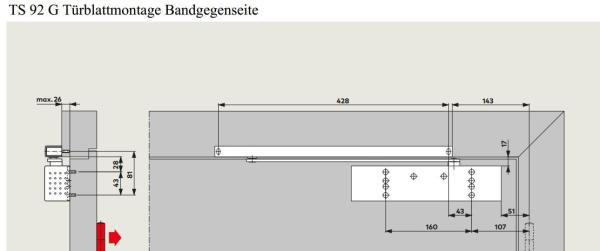 Dormakaba Türschließer TS 92 G EN 1-4