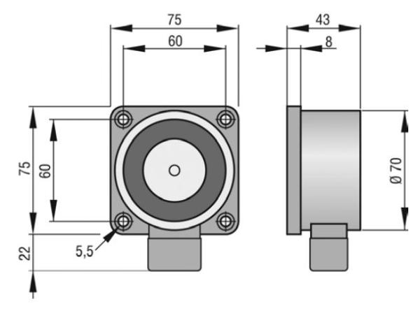 Hekatron Türhaftmagnet THM 425-1