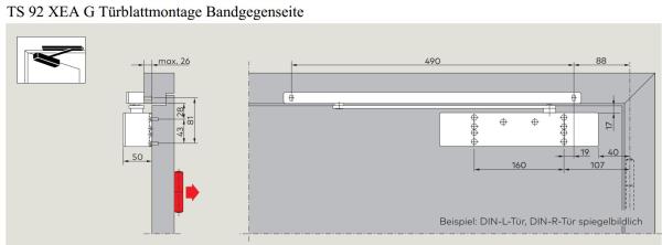 Dormakaba Türschließer TS 92 XEA G